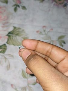 LIGHT BLUE STONE NOSE RING - HIGH QUALITY pierced
