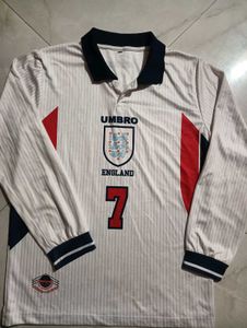 Retro England Jersey- Beckham#7