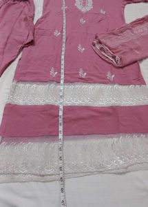 Pyazi Colour Embroidered Suit