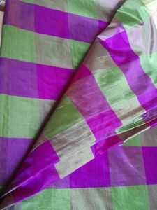 Checked Saree