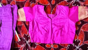 Dual Shaded Embroidered Saree