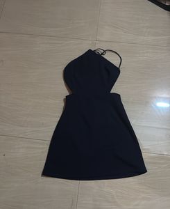 Blue Backless Dress