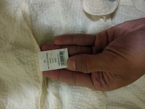 Cream Texture Camp Collar Shirt