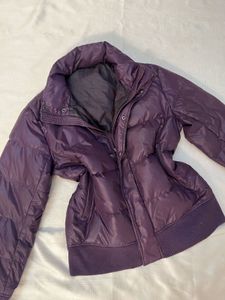 Stylish Purple Puffer Jacket