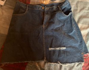 Denim Short Skirt