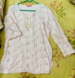 Women Pink Short Kurta 💞