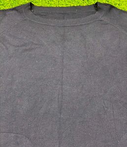 Black Woollen Tunic with Pockets