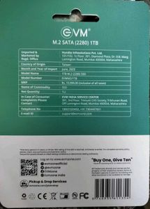EVM M.2 SATA 1TB SSD