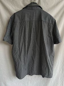 Black And white check Shirt