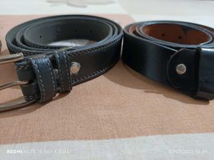 Men Leather Belt 3 Piece