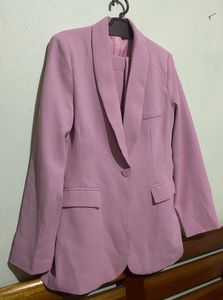 Pink Blazer &amp; Pants Set