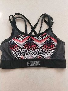 PINK Geometric Sports Bra