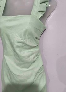 Cute Green Mini Dress