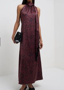 Westside Wardrobe Burgundy Maxi Dress