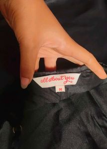 Sleek Black Slip Dress