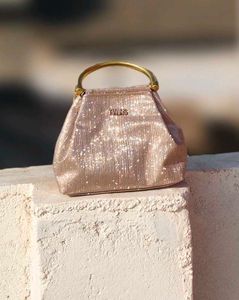 TWINS Metallic Top Handle Bag