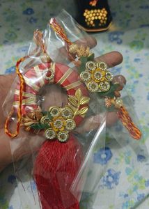 2 Sets Couple Rakhi