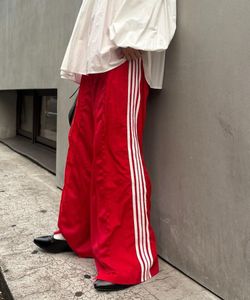 Adidas Inspired Red Track Pants
