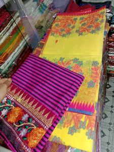 Elegant Ethnic Manipuri Mekhla Sador..