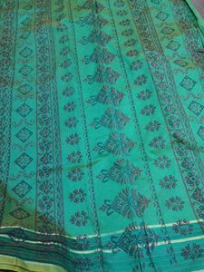 Block Print Cotton Saree