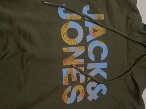 JACK&amp;JONES Olive Hoodie
