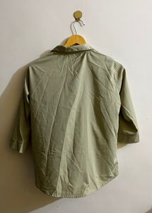 Elegant Olive Green Top