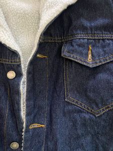 Denim Sherpa Jacket For Men