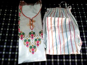 Elegant Embroidered Kurta Set