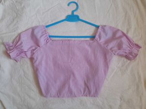 Pink Crop Top