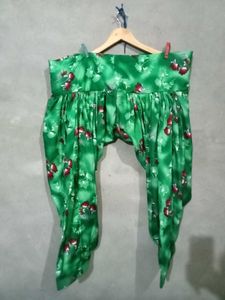 Green Floral Kurta Salwar Suit