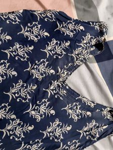 Blue Printed Top