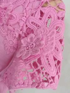 Pink Lace Top