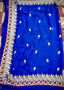 Orange &amp; Green Saree