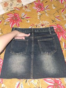 Y2k Denim Mini Skirt💙