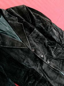 Ninomantelli Men Black Corduroy Blazer