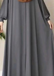 Elegant Black Abaya with Embroidery