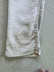 Men Beige Denim Jeans