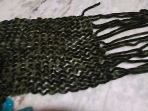 Green Velvet Jacket and muflor