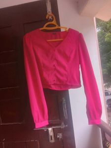 Pink Long Sleeve Top