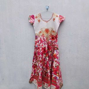 Floral Print Kurta