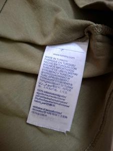 XXL Tommy Hilfiger Typography Olive Green Tshirt