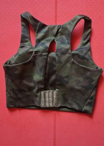 Silvertraq Sports Bra Army Camo High Impact Suppor