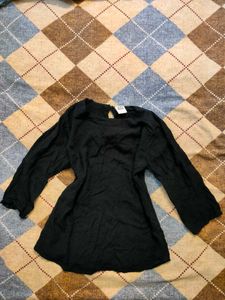 Black Long Sleeve Top