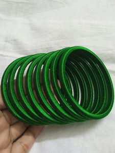 Customized Bangles With silk Thread Set Of 8