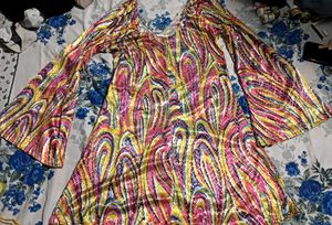 Retro Print Dress36,38