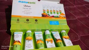 Mama Earth Ubtan Facial Kit And Littles Baby Wipes