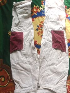 Unique Patchwork Pocket Pants