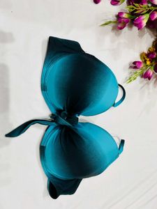 🇳🇿💫🎀Teal Bow-tie Bra
