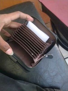 Brown Zipper Wallet
