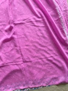 New Pink Printed Saree